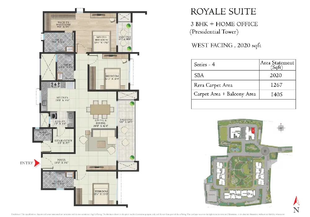 abhee aaria varthur 3 bhk floor plan