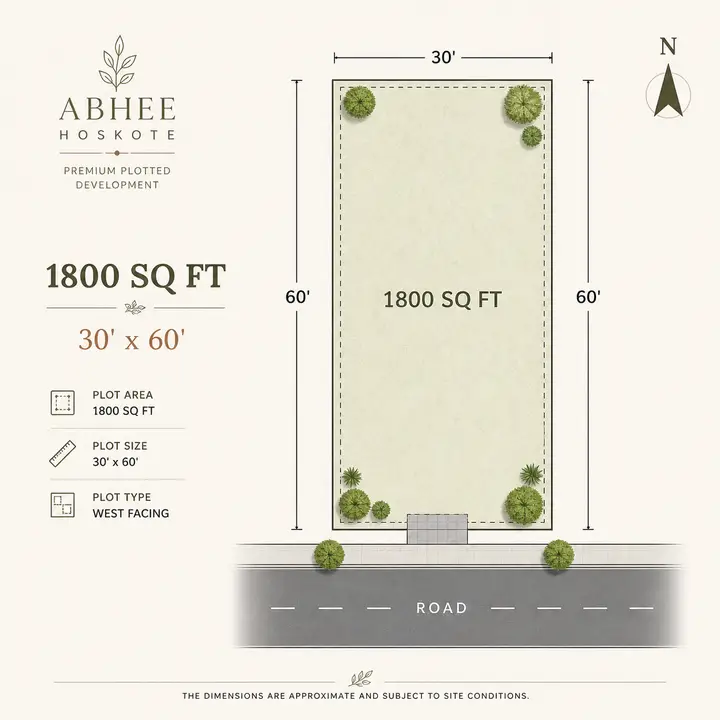 abhee hoskote plots floor plan